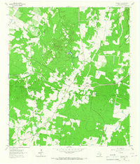 Rosanky Texas Historical topographic map, 1:24000 scale, 7.5 X 7.5 Minute, Year 1964