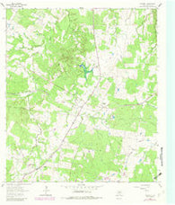 Rosanky Texas Historical topographic map, 1:24000 scale, 7.5 X 7.5 Minute, Year 1964