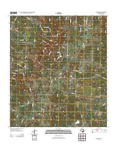 Rosanky Texas Historical topographic map, 1:24000 scale, 7.5 X 7.5 Minute, Year 2013