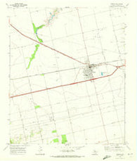 Roscoe Texas Historical topographic map, 1:24000 scale, 7.5 X 7.5 Minute, Year 1969