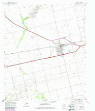 Roscoe Texas Historical topographic map, 1:24000 scale, 7.5 X 7.5 Minute, Year 1969