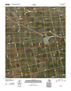 Roscoe Texas Historical topographic map, 1:24000 scale, 7.5 X 7.5 Minute, Year 2010