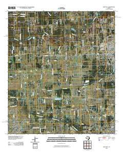 Rose Hill Texas Historical topographic map, 1:24000 scale, 7.5 X 7.5 Minute, Year 2010