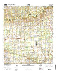Rose Hill Texas Current topographic map, 1:24000 scale, 7.5 X 7.5 Minute, Year 2016