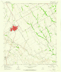 Rosebud Texas Historical topographic map, 1:24000 scale, 7.5 X 7.5 Minute, Year 1962