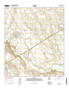 Rosebud Texas Current topographic map, 1:24000 scale, 7.5 X 7.5 Minute, Year 2016