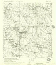 Rosita Ranch Texas Historical topographic map, 1:62500 scale, 15 X 15 Minute, Year 1956