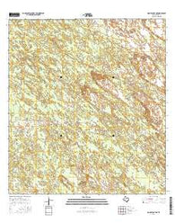 Rosita Lake NE Texas Current topographic map, 1:24000 scale, 7.5 X 7.5 Minute, Year 2016