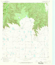 Ross Canyon Texas Historical topographic map, 1:24000 scale, 7.5 X 7.5 Minute, Year 1965