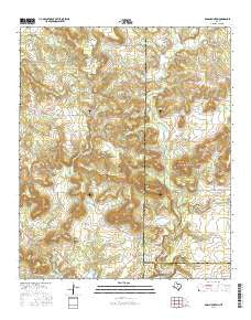 Ross Mountain Texas Current topographic map, 1:24000 scale, 7.5 X 7.5 Minute, Year 2016