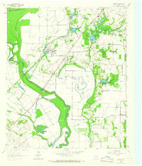 Rosser Texas Historical topographic map, 1:24000 scale, 7.5 X 7.5 Minute, Year 1963