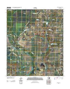 Rosser Texas Historical topographic map, 1:24000 scale, 7.5 X 7.5 Minute, Year 2012