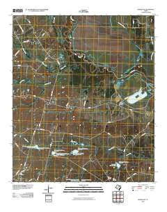 Rosser SW Texas Historical topographic map, 1:24000 scale, 7.5 X 7.5 Minute, Year 2010