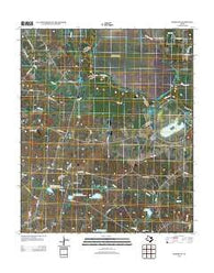 Rosser SW Texas Historical topographic map, 1:24000 scale, 7.5 X 7.5 Minute, Year 2012