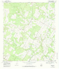 Rossville Texas Historical topographic map, 1:24000 scale, 7.5 X 7.5 Minute, Year 1968