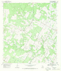 Rossville Texas Historical topographic map, 1:24000 scale, 7.5 X 7.5 Minute, Year 1968