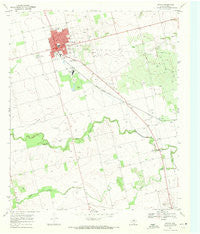 Rotan Texas Historical topographic map, 1:24000 scale, 7.5 X 7.5 Minute, Year 1969