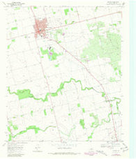 Rotan Texas Historical topographic map, 1:24000 scale, 7.5 X 7.5 Minute, Year 1969