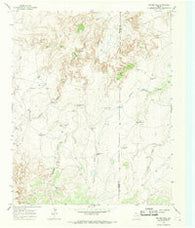 Rotten Hill Texas Historical topographic map, 1:24000 scale, 7.5 X 7.5 Minute, Year 1966