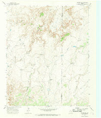 Rotten Hill Texas Historical topographic map, 1:24000 scale, 7.5 X 7.5 Minute, Year 1966