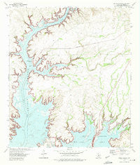 Rough Canyon Texas Historical topographic map, 1:24000 scale, 7.5 X 7.5 Minute, Year 1972