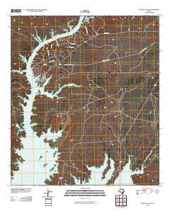 Rough Canyon Texas Historical topographic map, 1:24000 scale, 7.5 X 7.5 Minute, Year 2010