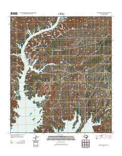 Rough Canyon Texas Historical topographic map, 1:24000 scale, 7.5 X 7.5 Minute, Year 2013