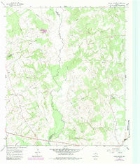 Round Prairie Texas Historical topographic map, 1:24000 scale, 7.5 X 7.5 Minute, Year 1966