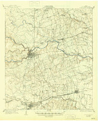 Round Rock Texas Historical topographic map, 1:62500 scale, 15 X 15 Minute, Year 1928