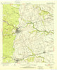 Round Rock Texas Historical topographic map, 1:62500 scale, 15 X 15 Minute, Year 1951