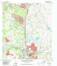Round Rock Texas Historical topographic map, 1:24000 scale, 7.5 X 7.5 Minute, Year 1987