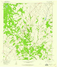 Round Top Texas Historical topographic map, 1:24000 scale, 7.5 X 7.5 Minute, Year 1958