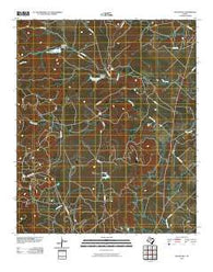 Round Hill Texas Historical topographic map, 1:24000 scale, 7.5 X 7.5 Minute, Year 2010