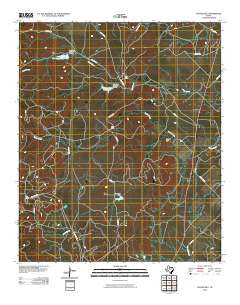 Round Hill Texas Historical topographic map, 1:24000 scale, 7.5 X 7.5 Minute, Year 2010