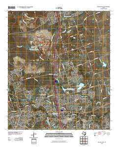Round Rock Texas Historical topographic map, 1:24000 scale, 7.5 X 7.5 Minute, Year 2010