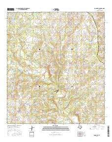 Round Top Texas Current topographic map, 1:24000 scale, 7.5 X 7.5 Minute, Year 2016