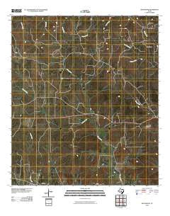 Roundhead Texas Historical topographic map, 1:24000 scale, 7.5 X 7.5 Minute, Year 2010