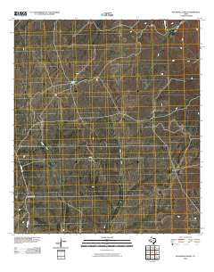 Roundhill Ranch Texas Historical topographic map, 1:24000 scale, 7.5 X 7.5 Minute, Year 2010