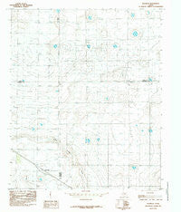 Roundup Texas Historical topographic map, 1:24000 scale, 7.5 X 7.5 Minute, Year 1985