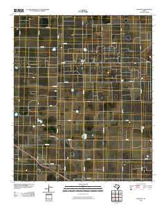 Roundup Texas Historical topographic map, 1:24000 scale, 7.5 X 7.5 Minute, Year 2010