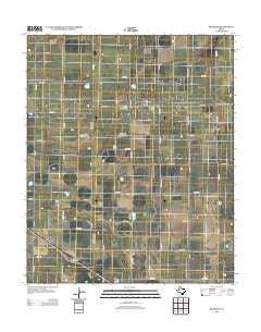 Roundup Texas Historical topographic map, 1:24000 scale, 7.5 X 7.5 Minute, Year 2012