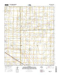 Roundup Texas Current topographic map, 1:24000 scale, 7.5 X 7.5 Minute, Year 2016