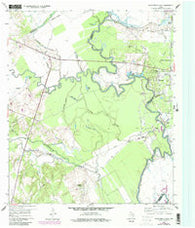 Roustabout Camp Texas Historical topographic map, 1:24000 scale, 7.5 X 7.5 Minute, Year 1960