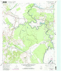 Roustabout Camp Texas Historical topographic map, 1:24000 scale, 7.5 X 7.5 Minute, Year 1960