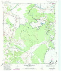Roustabout Camp Texas Historical topographic map, 1:24000 scale, 7.5 X 7.5 Minute, Year 1960