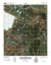 Roustabout Camp Texas Historical topographic map, 1:24000 scale, 7.5 X 7.5 Minute, Year 2010