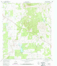 Rowden Texas Historical topographic map, 1:24000 scale, 7.5 X 7.5 Minute, Year 1968