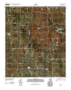 Rowden Texas Historical topographic map, 1:24000 scale, 7.5 X 7.5 Minute, Year 2010