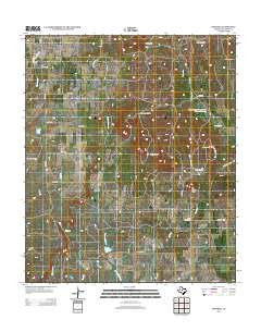 Rowden Texas Historical topographic map, 1:24000 scale, 7.5 X 7.5 Minute, Year 2012