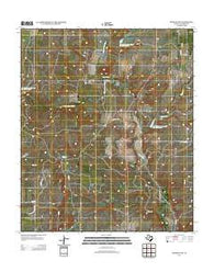 Rowden NW Texas Historical topographic map, 1:24000 scale, 7.5 X 7.5 Minute, Year 2012